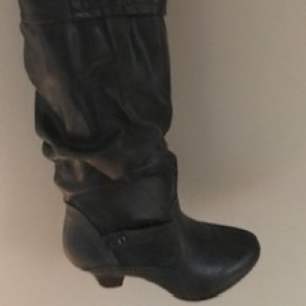 Tall Gray Boots